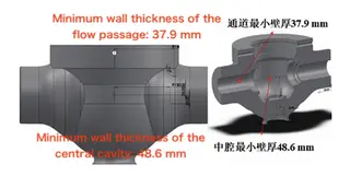 Schematic Diagram of the Ball Valve Body Model